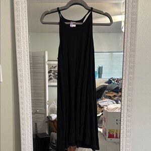 Alya Black Sleeveless Mini Dress